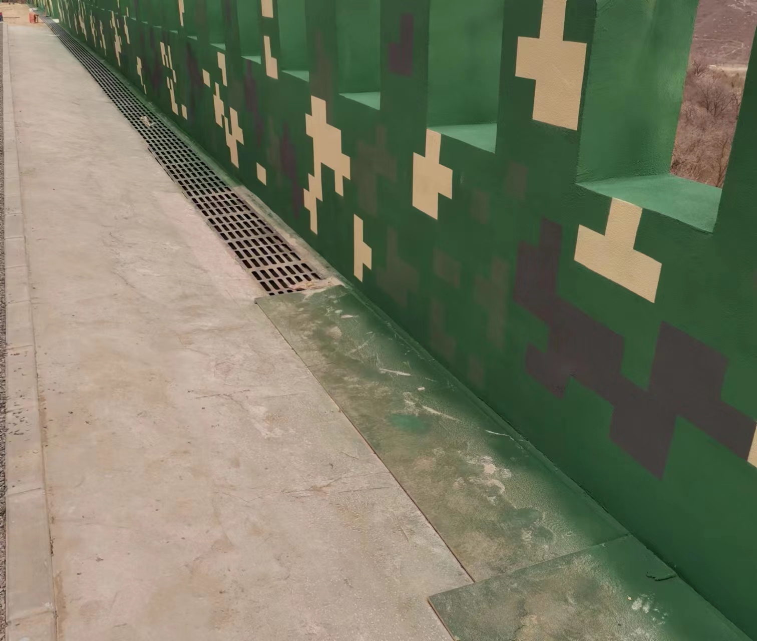 西青围墙迷彩喷涂,数迷彩漆